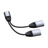 Audio Adapter Dudao L17i Lightning to 2x Lightning (Black)