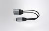 Audio Adapter Dudao L17i Lightning to 2x Lightning (Black)