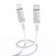 USB-C cable for Lightning Dudao L6S PD 20W, 1m (white)