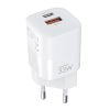 Wall Charger Choetech, 33W, PD5006 A+C dual port (white)