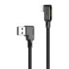 USB to Lightning cable, Mcdodo CA-7510, angled, 1.2m (black)