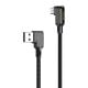 USB to Micro USB cable, Mcdodo CA-7530, angled, 1.2m (black)