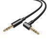 AUX mini jack 3.5mm cable Mcdodo CA-7590, angled, 1.2m (black)