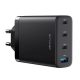 Blitzwolf BW-S23 Wall charger, 3x USB-C, USB-A, GaN, 100W (black)