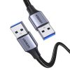 USB3.0 cable Male USB-A to Male USB-A UGREEN 2A, 1m (black)