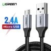 USB-Mikro USB-kábel UGREEN QC 3.0 2,4A 1m (fekete)