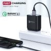 USB-Mikro USB-kábel UGREEN QC 3.0 2,4A 1m (fekete)