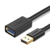 UGREEN 0,5 m-es hosszabbító USB 3.0 kábel (fekete)