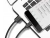 Niklowany kabel USB-C 3.0 UGREEN 1m czarny