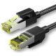 UGREEN NW150 fonott hálózati kábel, Ethernet RJ45, Cat.7, F / FTP, 3 m (fekete)