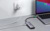 UGREEN CM511 5 az 1-ben adapter USB-C hub 2x USB, HDMI, USB-C, TF / SD (szürke)