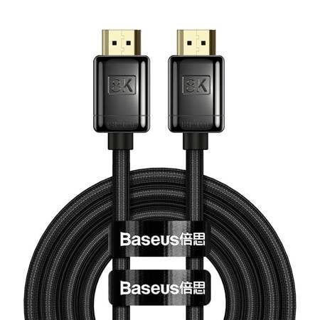 Baseus High Definition Series HDMI 2.1 kábel, 8K 60Hz, 3D, HDR, 48Gbps, 2m (fekete)