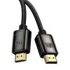 Baseus High Definition Series HDMI 2.1 kábel, 8K 60Hz, 3D, HDR, 48Gbps, 2m (fekete)