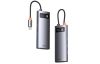 Baseus Metal Gleam Series 4 az 1-ben hub elosztó, USB-C - 4x USB 3.0