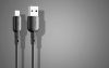 USB és Lightning kábel Vipfan Colorful X11, 3A, 1m (fekete)