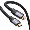 Baseus Enjoyment Series HDMI kábel, 4K, 0.75m (fekete/szürke)