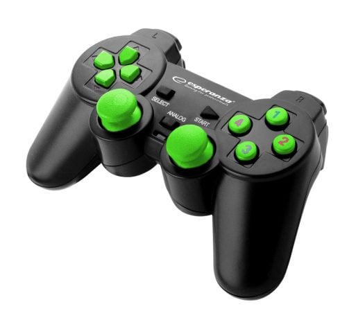 Gamepad Usb Warrior Fekete/Zöld