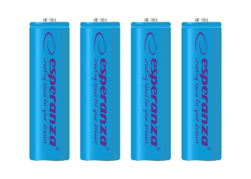 Újratölthető Akkumulátorok Ni-Mh Aa 2000Mah 4Db. Kék