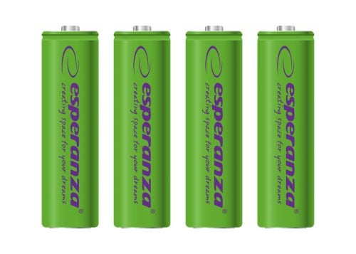 Újratölthető Akkumulátorok Ni-Mh Aa 2000Mah 4Db. Zöld