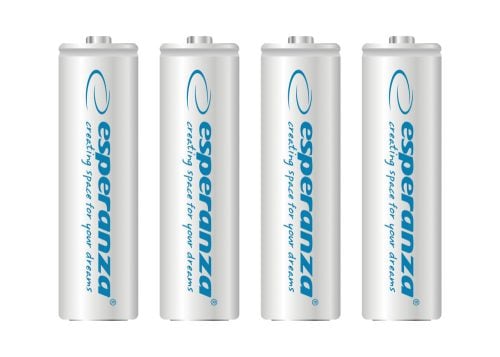 Újratölthető Akkumulátorok Ni-Mh Aa 2000Mah 4Db. Fehér