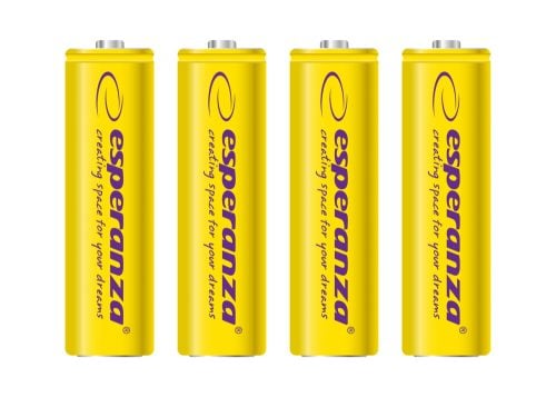 Újratölthető Ni-Mh Aa 2000Mah Akkumulátorok, 4 Db, Sárga