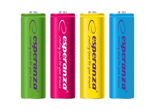 Újratölthető Akkumulátorok Ni-Mh Aa 2000Mah 4Db. Színes Keverék