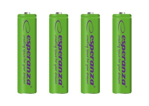 Újratölthető Akkumulátorok Ni-Mh Aaa 1000Mah 4Db. Zöld