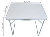 Összecsukható kemping asztal 80x60x70cm