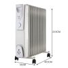 Olajradiátor 2500W 11 bordás