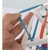 Kruzzel kézügyesség-, és készségfejlesztő felfedező kocka babáknak * 6 db színes formával