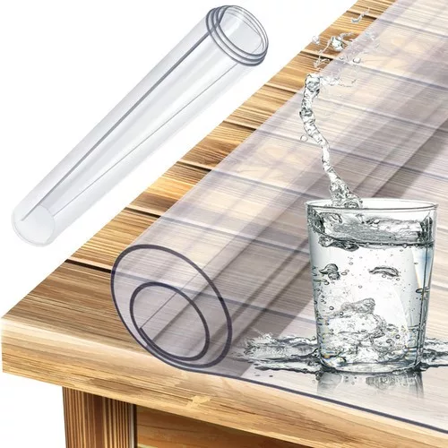 Multifunkcionális átlátszó műanyag védőborítás asztalra, bútorlapra, padlóra * méretre vágható, könn