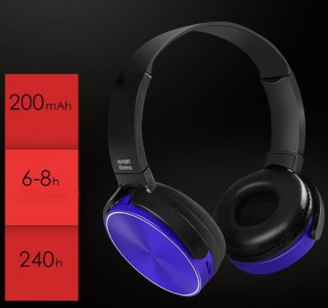 Crispy 450TB Kék Bluetooth headset