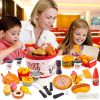 Gyorséttermi játékkészlet gyerekeknek - Hamburger, pizza