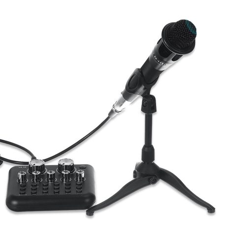 Keverőpult készlet tripod mikrofon tartóval