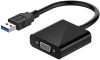 USB 3.0 -> VGA video adapter A15 fekete