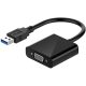 USB 3.0 -> VGA video adapter A15 fekete