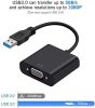 USB 3.0 -> VGA video adapter A15 fekete