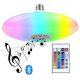 E27 RGB Bluetooth UFO lámpa hangszóróval + távirányítóval – 20W