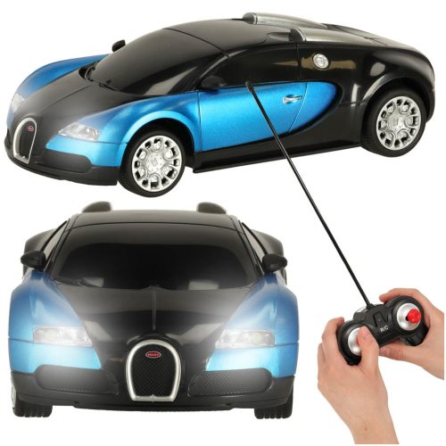 Bugatti Veyron RC autó licenc 1:24 kék