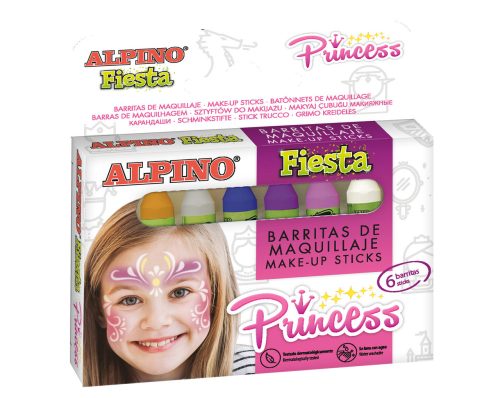 ALPINO Princess arcfestő ceruzák 6 színben