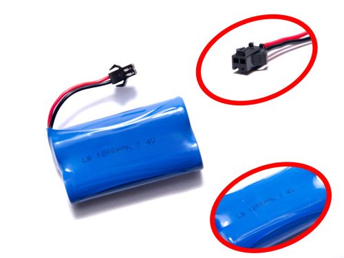 Az NQD Land Buster 7.4V 1200mAh akkumulátor új verziójának része