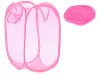 Szervező kosár szennyeskosár játékok ruhák összehajtogatása rózsaszín