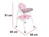 Etetőszék széklet széklet széklet széklet 3in1 rózsaszín