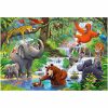 CASTORLAND Puzzle 40el. Maxi Jungle Animals - Dzsungel állatok - Dzsungel állatok