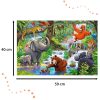 CASTORLAND Puzzle 40el. Maxi Jungle Animals - Dzsungel állatok - Dzsungel állatok