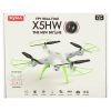 Syma X5HW 2.4GHz RC drone Wi-Fi kamera fehér