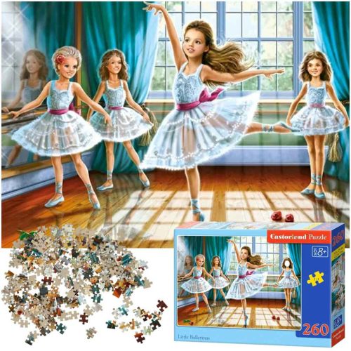 CASTORLAND Puzzle 260 darab Kis balerinák - Ballerinák 8+