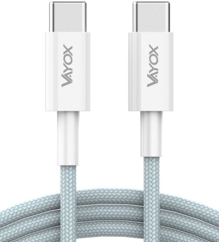 USB-C kábel USB-C két vég 65W 3A 1m prémium