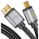 HDMI-HDMI kábel Slim 2.0 4K vég 3m