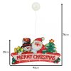 Karácsonyi elemes LED dekoráció, Merry Christmas - 45cm